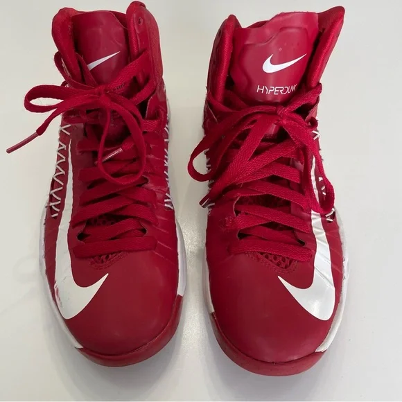 Nike Men's Red Basketball Shoes Size 7.5 - Picture 2 of 13